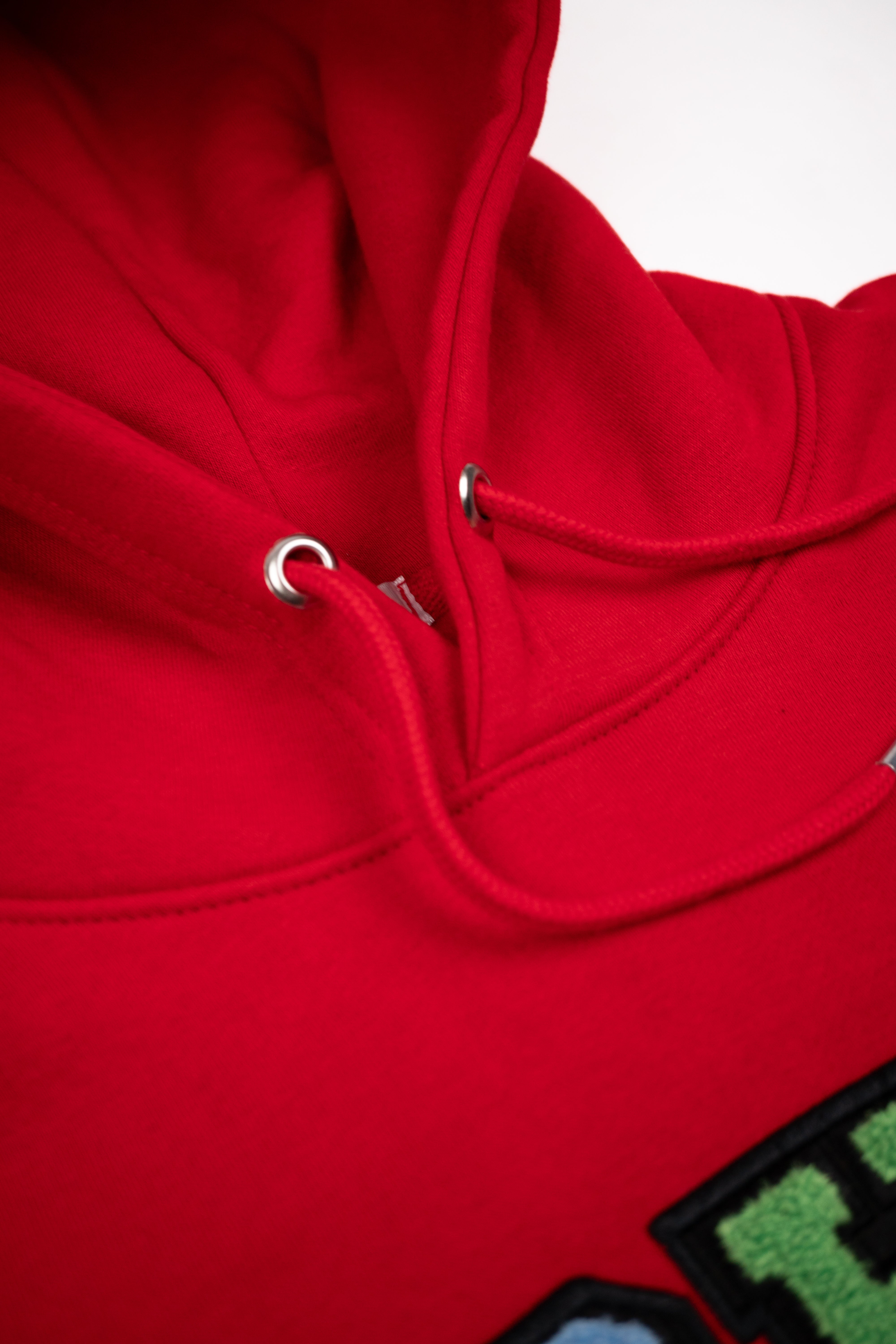 Iron Crest Hoodie Red