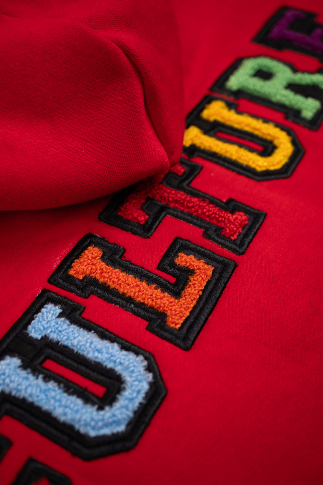Iron Crest Hoodie Red