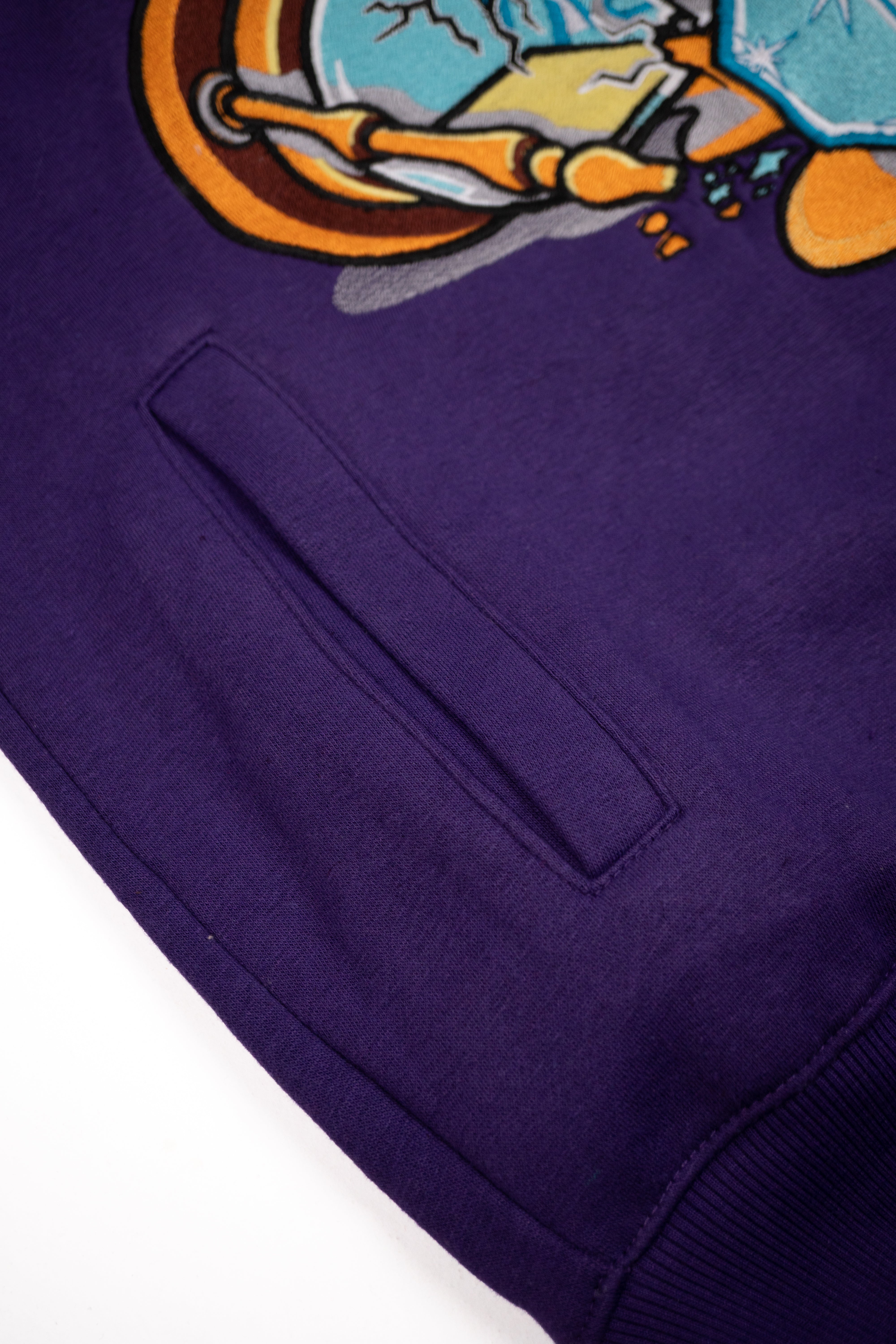 Iron Crest Hoodie Purple