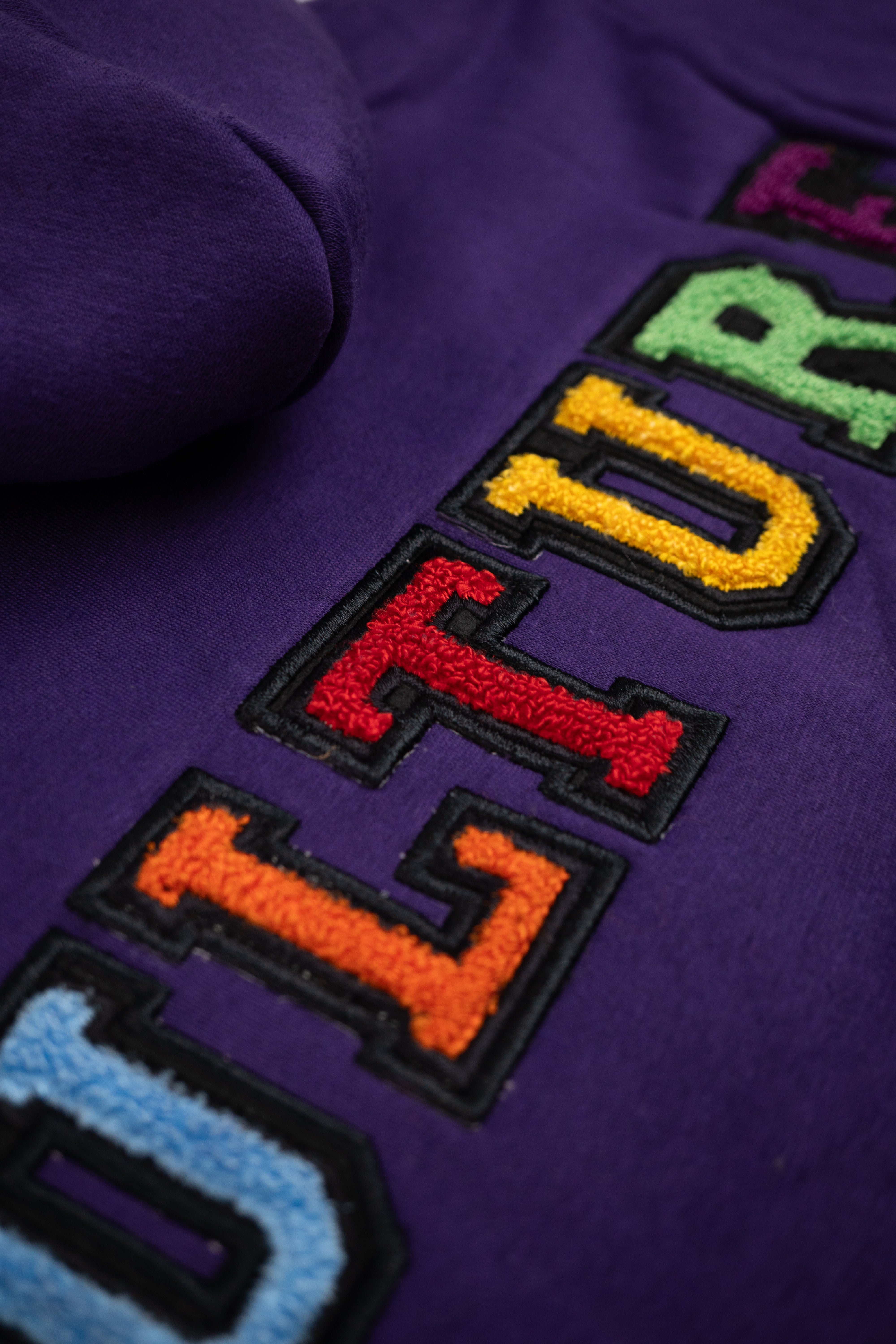 Iron Crest Hoodie Purple