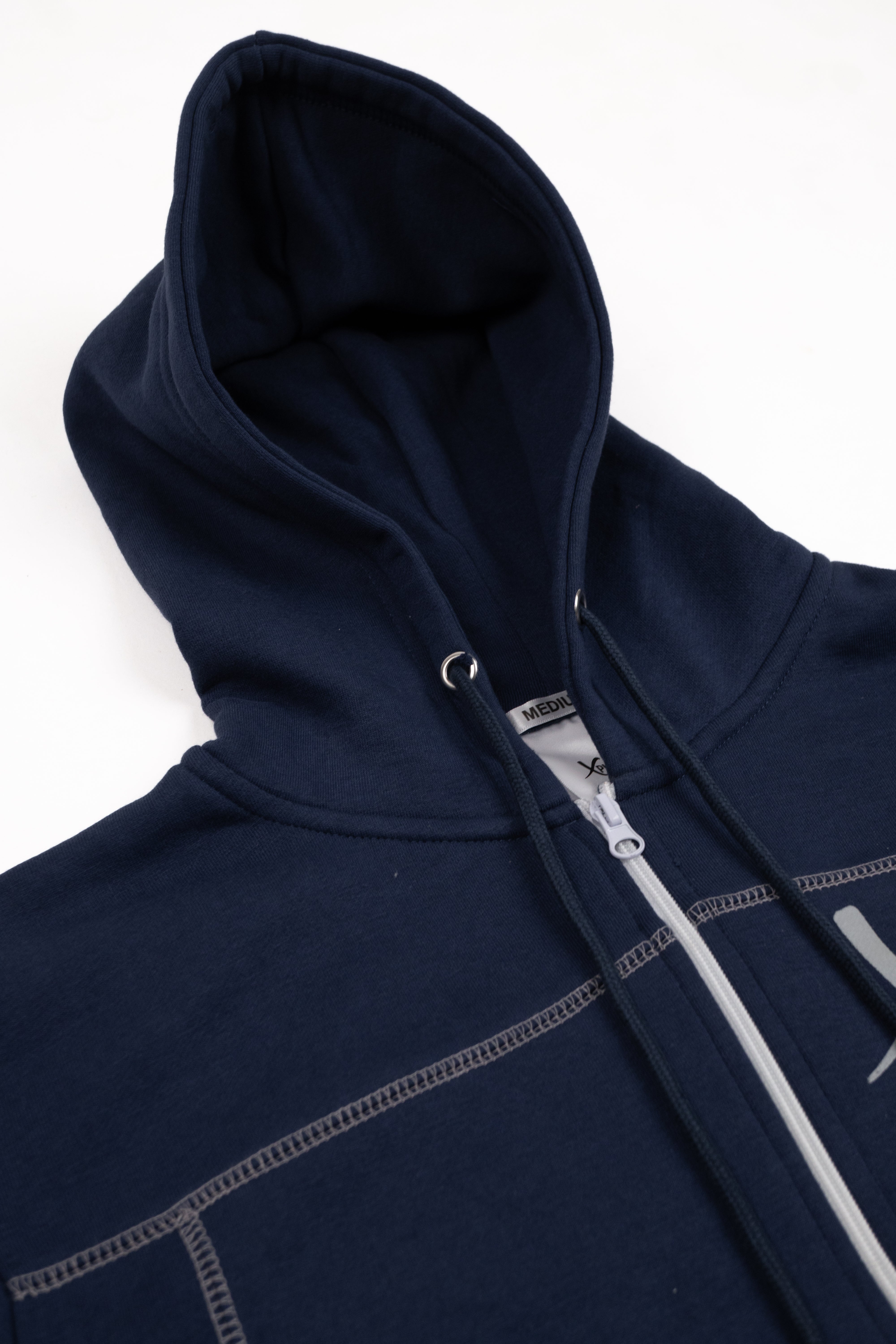 Xplicio Zipper Hoodie Blue