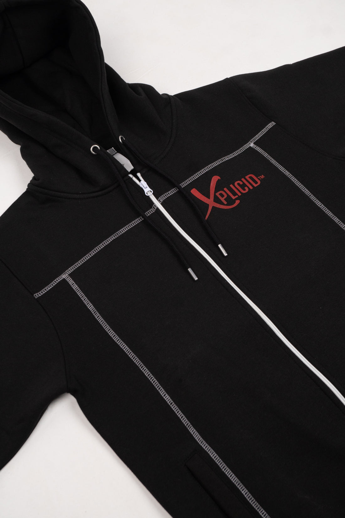 Xplicio Zipper Hoodie Black