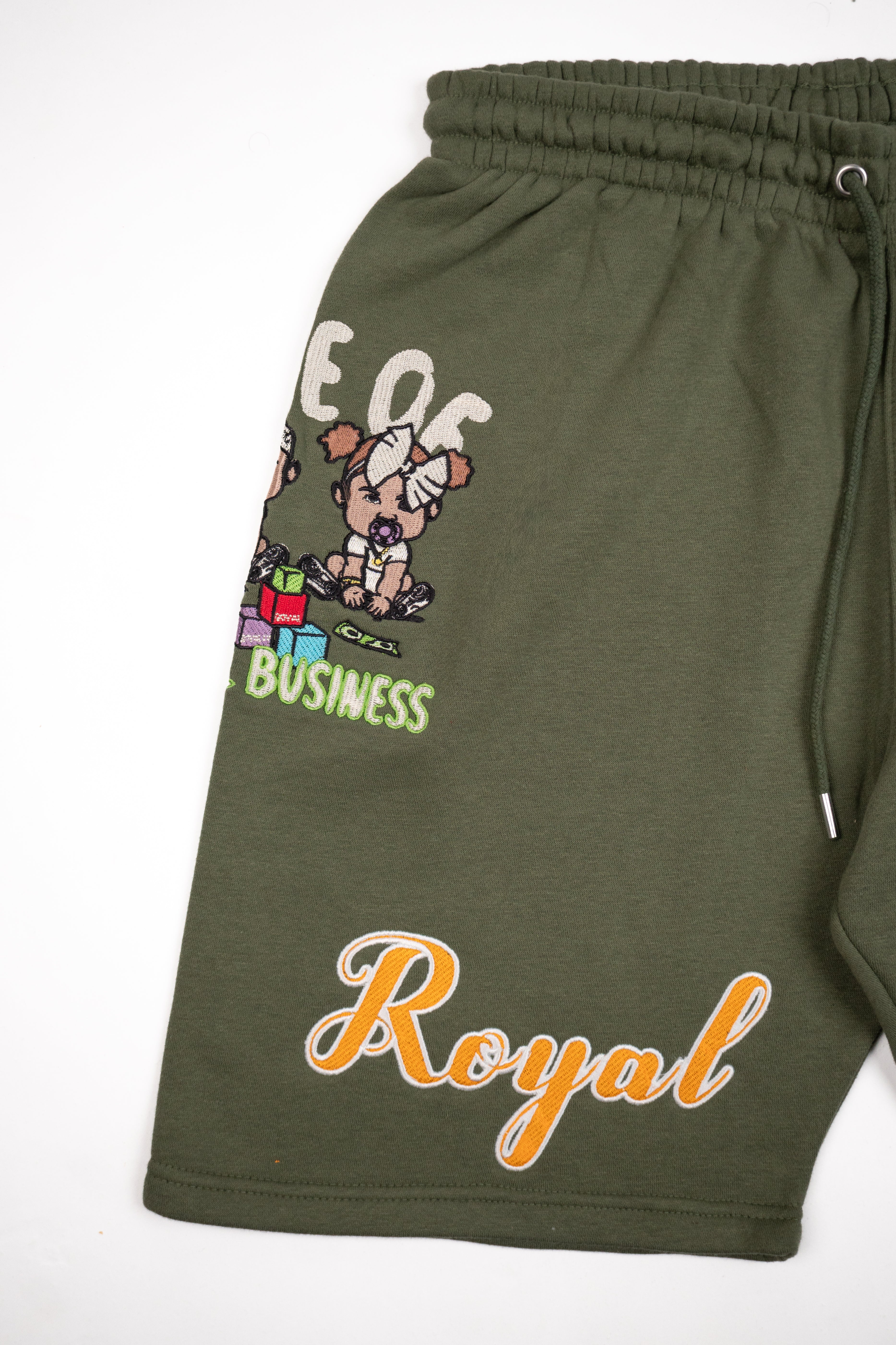 Royal Business Olive Green Short