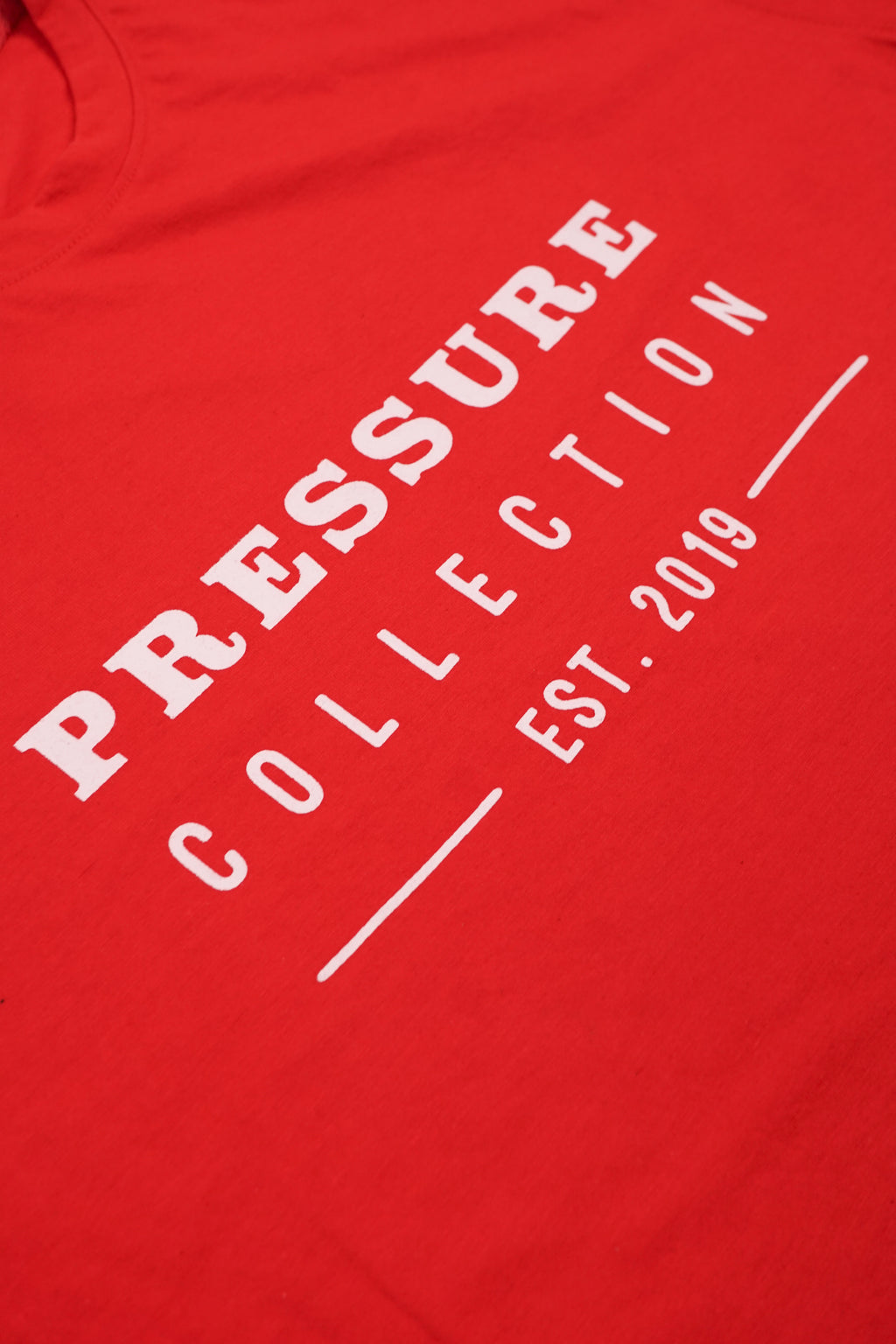 Pressure Collection Tee red
