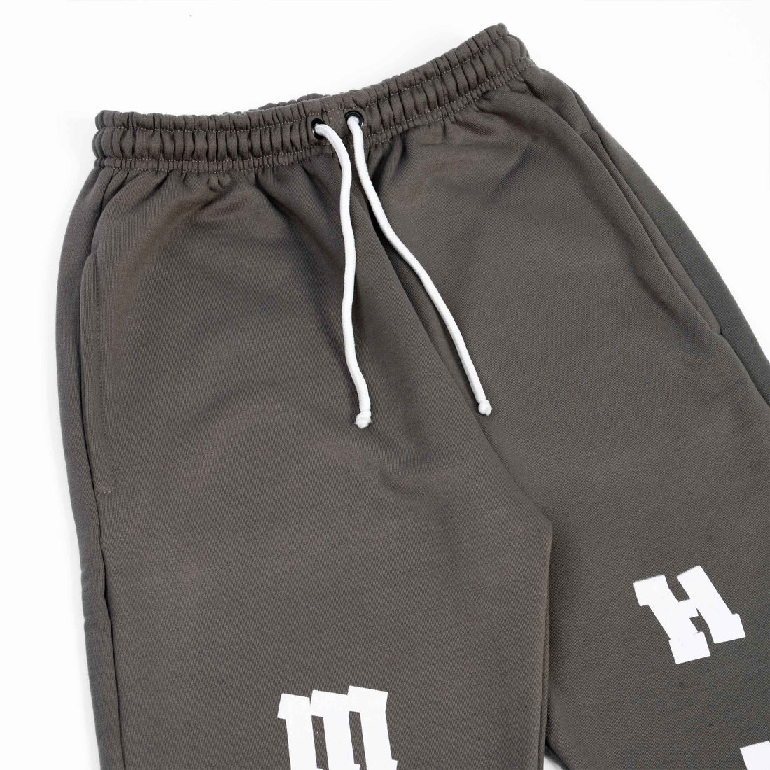 HUSTLE MADE  FLARES - Grey