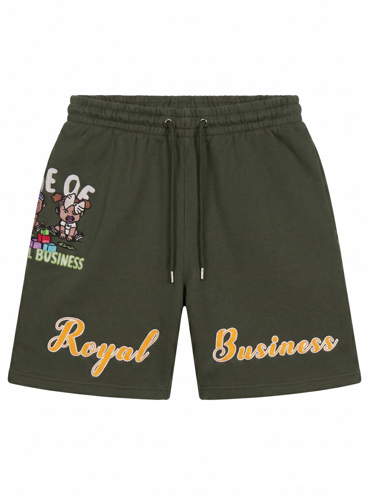 Royal Business Olive Green Short