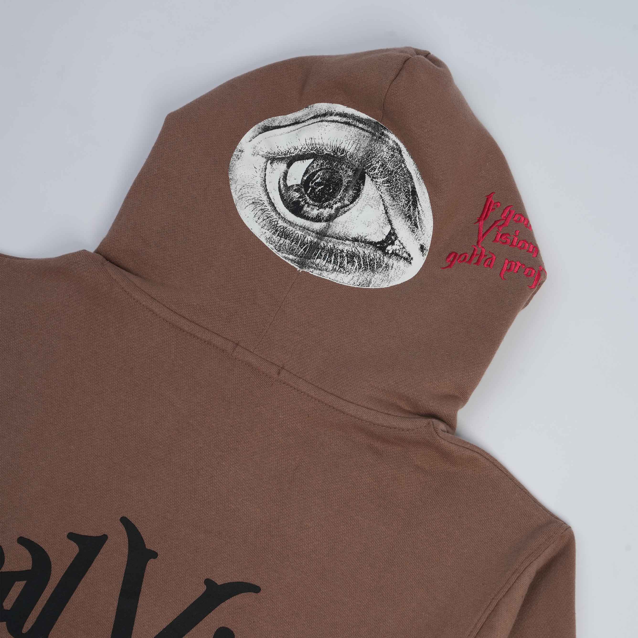 VIRAL VISION HOODIE - Brown