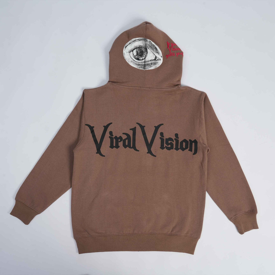 VIRAL VISION HOODIE - Brown