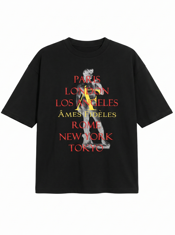Paris T-Shirt Black