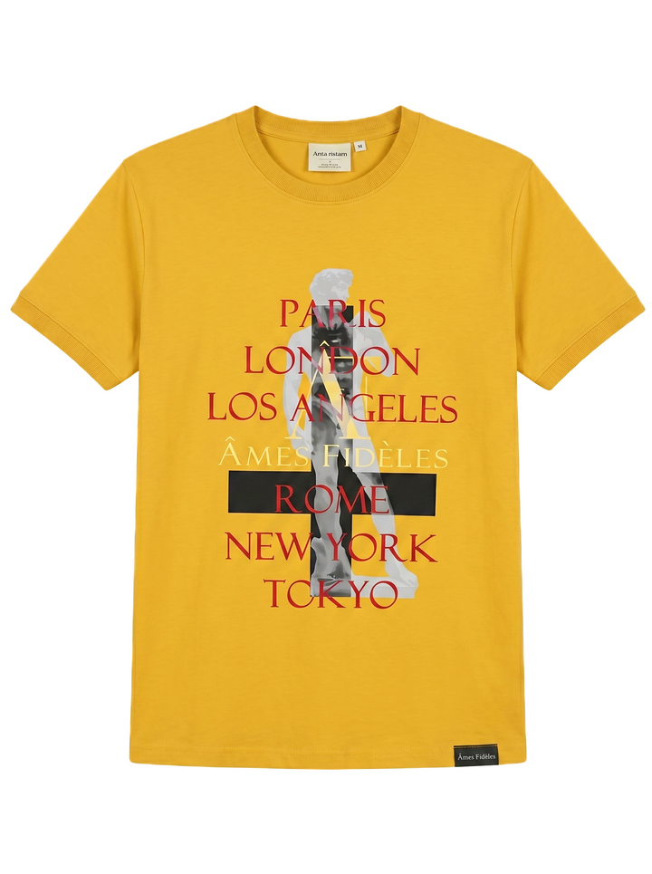 Paris T-Shirt Yellow