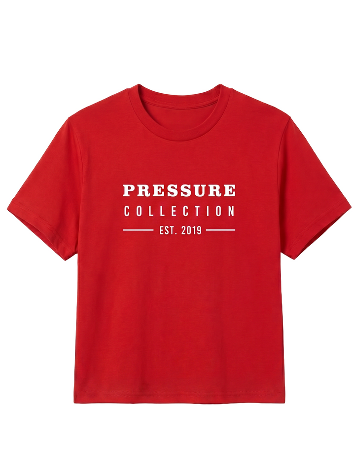 Pressure Collection Tee red