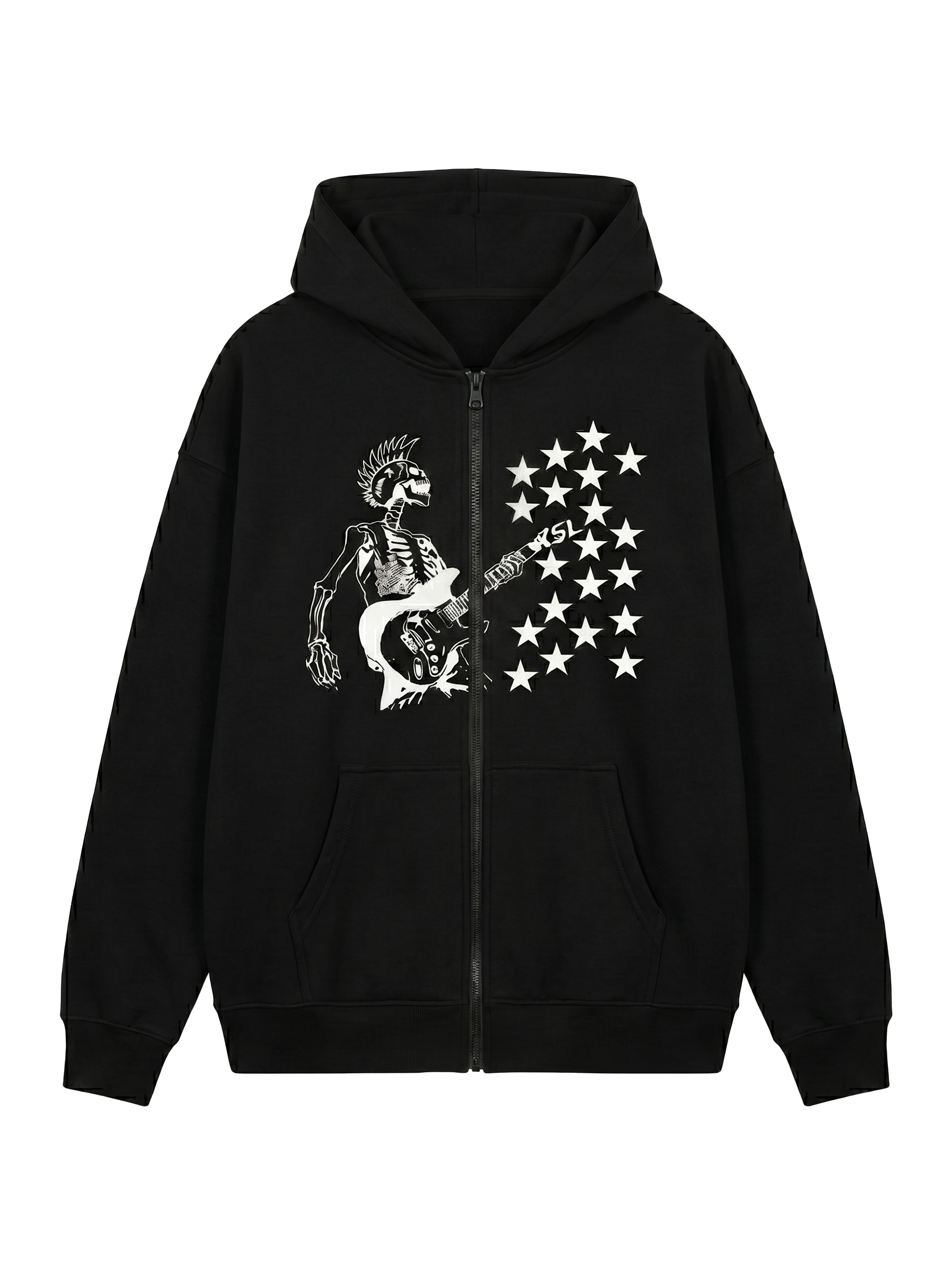 Rock Zipper Hoodie