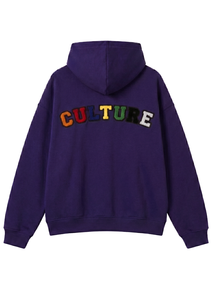 Iron Crest Hoodie Purple