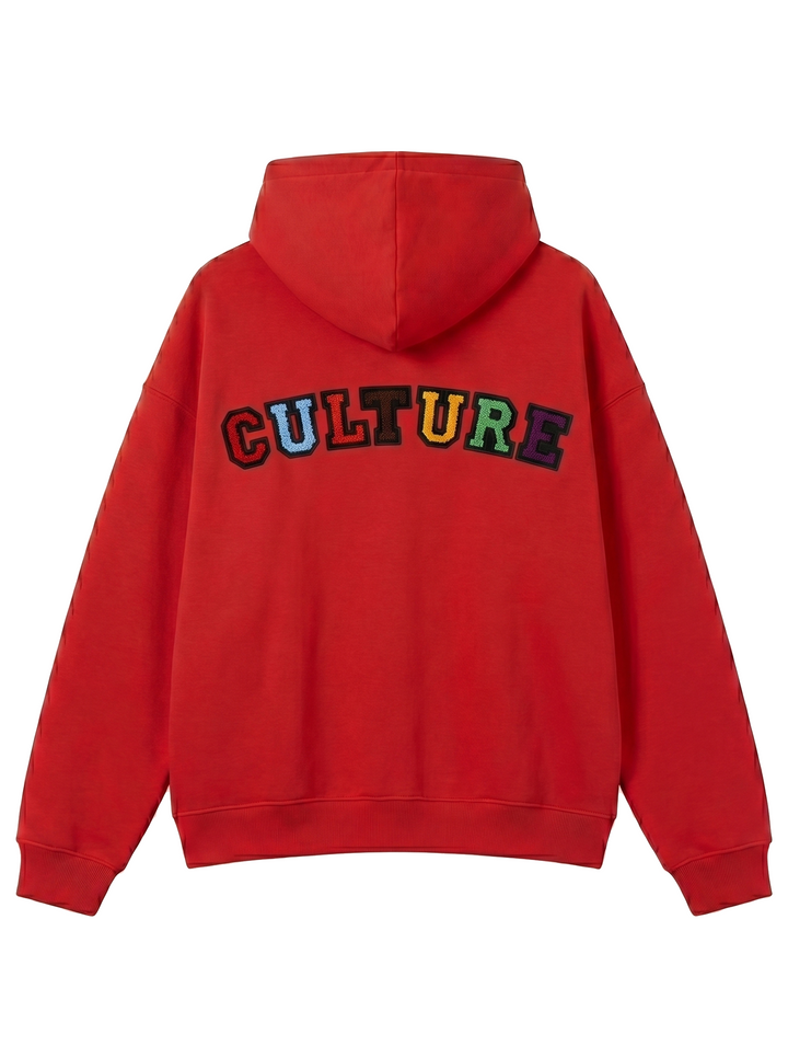 Iron Crest Hoodie Red