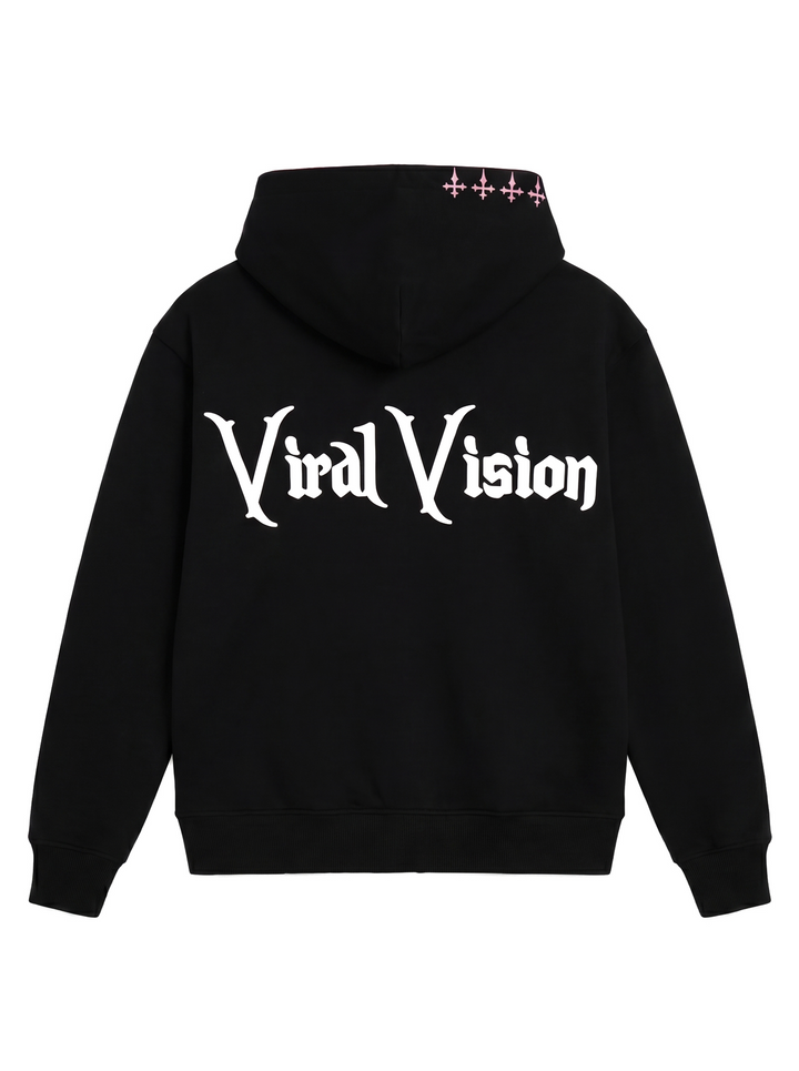VIRAL VISION HOODIE - Black