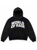 Rhinestone Distressed Hoodie