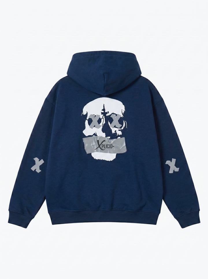 Xplicio Zipper Hoodie Blue